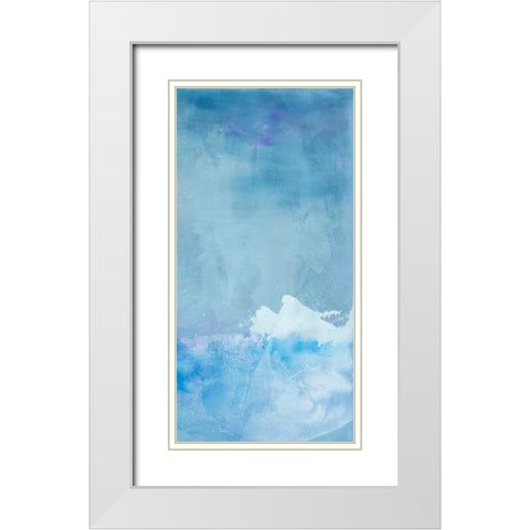 Cloud Break II White Modern Wood Framed Art Print with Double Matting by Contacessi, Julia