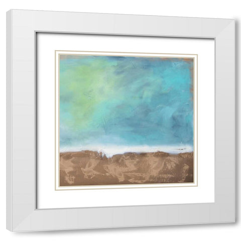 Honey Rumble II White Modern Wood Framed Art Print with Double Matting by Contacessi, Julia