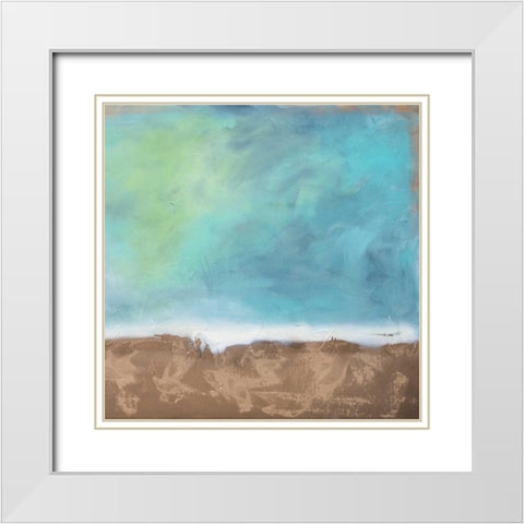 Honey Rumble II White Modern Wood Framed Art Print with Double Matting by Contacessi, Julia