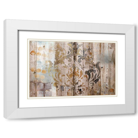 Frozen in Time I White Modern Wood Framed Art Print with Double Matting by Orlov, Irena