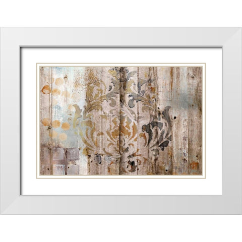 Frozen in Time I White Modern Wood Framed Art Print with Double Matting by Orlov, Irena