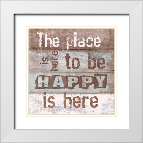 Life Lessons III White Modern Wood Framed Art Print with Double Matting by Orlov, Irena