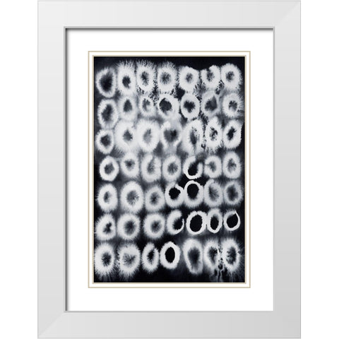 Electrified III White Modern Wood Framed Art Print with Double Matting by Popp, Grace