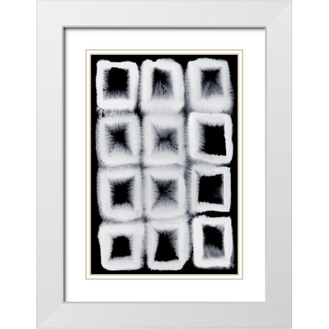 Electrified IV White Modern Wood Framed Art Print with Double Matting by Popp, Grace