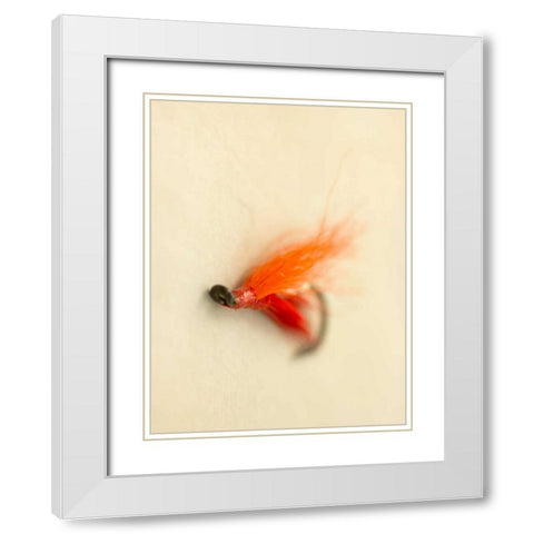 Macro Lure II White Modern Wood Framed Art Print with Double Matting by Stalus, Judy