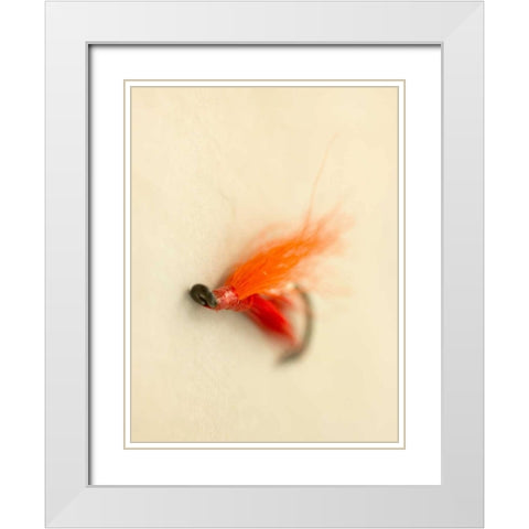 Macro Lure II White Modern Wood Framed Art Print with Double Matting by Stalus, Judy