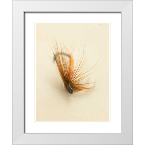 Macro Lure V White Modern Wood Framed Art Print with Double Matting by Stalus, Judy