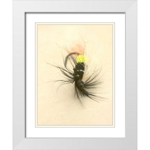 Macro Lure VII White Modern Wood Framed Art Print with Double Matting by Stalus, Judy