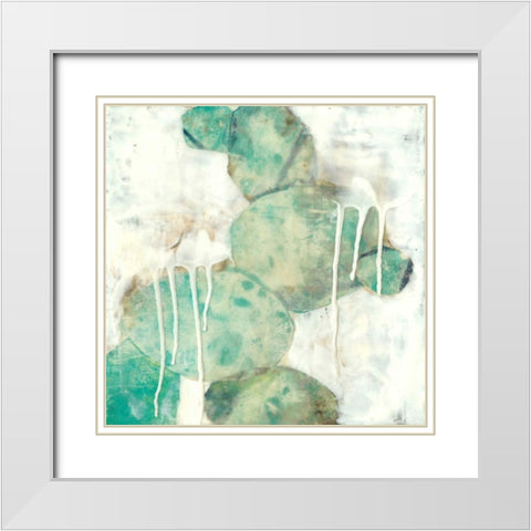 Riverbed I White Modern Wood Framed Art Print with Double Matting by Goldberger, Jennifer