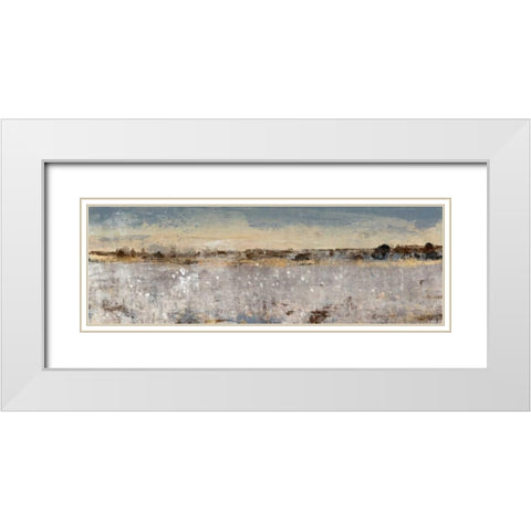 Grey Atmosphere I White Modern Wood Framed Art Print with Double Matting by OToole, Tim