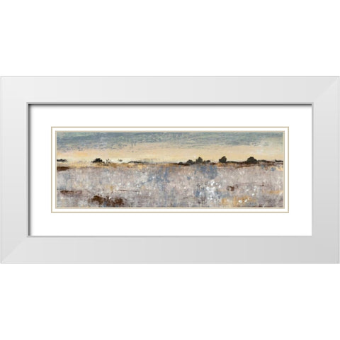 Grey Atmosphere II White Modern Wood Framed Art Print with Double Matting by OToole, Tim