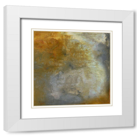 Mist on the Horizon II White Modern Wood Framed Art Print with Double Matting by Gordon, Sharon