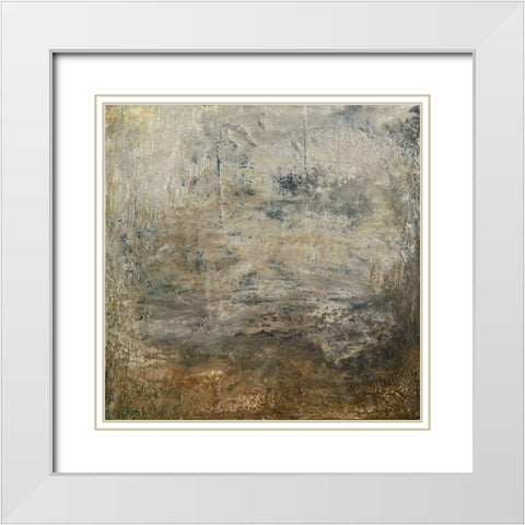 Quiet Marsh I White Modern Wood Framed Art Print with Double Matting by Gordon, Sharon