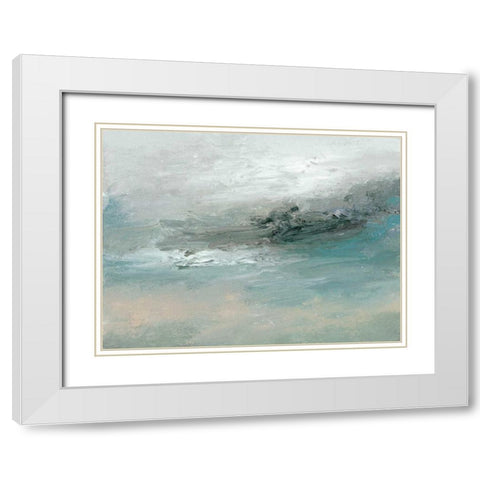 Tidal Pool II White Modern Wood Framed Art Print with Double Matting by Gordon, Sharon