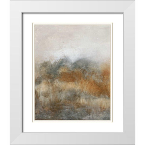 The Road Home I White Modern Wood Framed Art Print with Double Matting by Gordon, Sharon