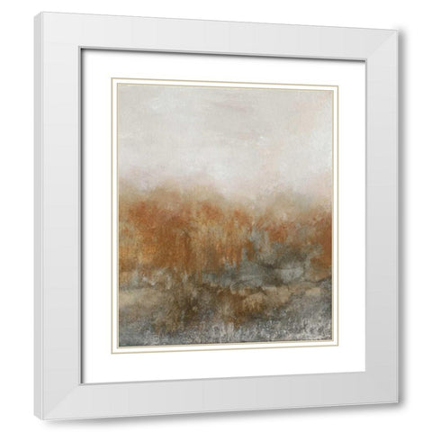 The Road Home II White Modern Wood Framed Art Print with Double Matting by Gordon, Sharon