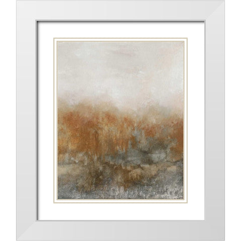 The Road Home II White Modern Wood Framed Art Print with Double Matting by Gordon, Sharon