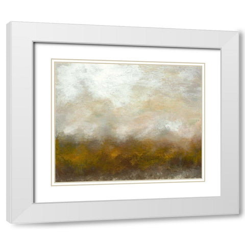 In the Air IV White Modern Wood Framed Art Print with Double Matting by Gordon, Sharon