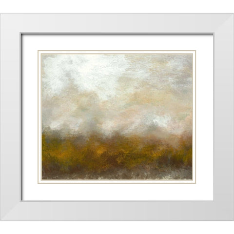 In the Air IV White Modern Wood Framed Art Print with Double Matting by Gordon, Sharon