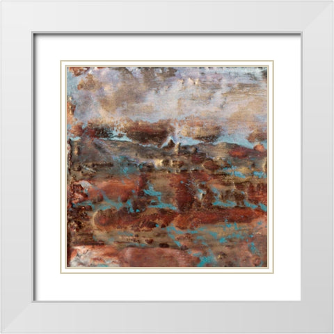 Dusky Horizon I White Modern Wood Framed Art Print with Double Matting by Ludwig, Alicia