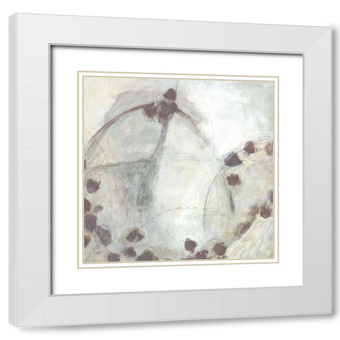 Contingent II White Modern Wood Framed Art Print with Double Matting by Vess, June Erica