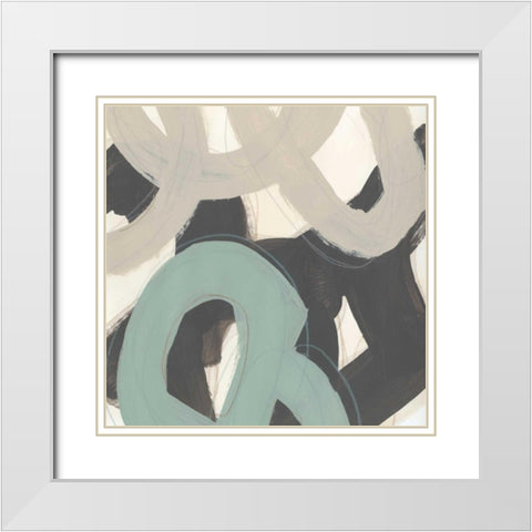 Clean Slate I White Modern Wood Framed Art Print with Double Matting by Vess, June Erica