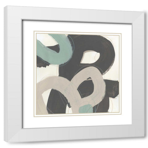 Clean Slate III White Modern Wood Framed Art Print with Double Matting by Vess, June Erica