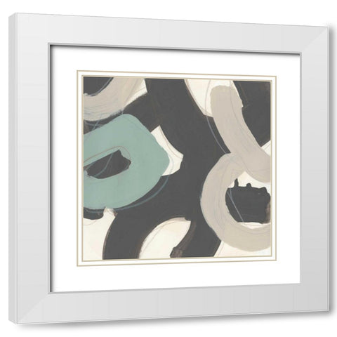 Clean Slate VI White Modern Wood Framed Art Print with Double Matting by Vess, June Erica