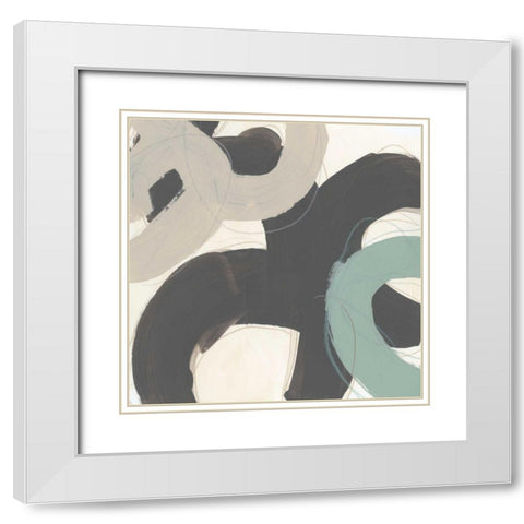 Clean Slate VIII White Modern Wood Framed Art Print with Double Matting by Vess, June Erica