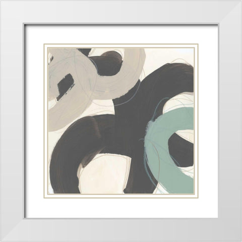 Clean Slate VIII White Modern Wood Framed Art Print with Double Matting by Vess, June Erica