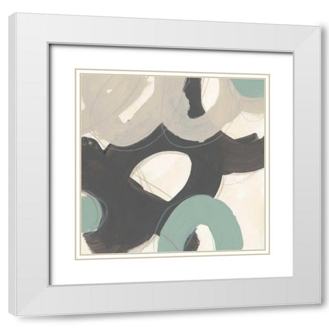 Clean Slate IX White Modern Wood Framed Art Print with Double Matting by Vess, June Erica
