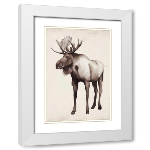 Northern Journey II White Modern Wood Framed Art Print with Double Matting by Popp, Grace