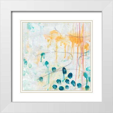 Momentum II White Modern Wood Framed Art Print with Double Matting by Vess, June Erica