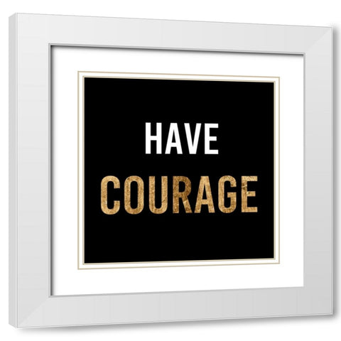 Bold Inspiration II White Modern Wood Framed Art Print with Double Matting by Hambly, Anna
