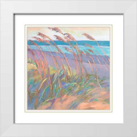 Dunes at Dusk I White Modern Wood Framed Art Print with Double Matting by Wilkins, Suzanne