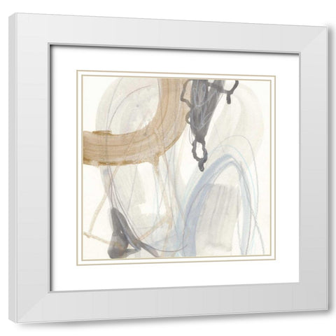 Inference I White Modern Wood Framed Art Print with Double Matting by Vess, June Erica