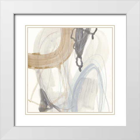 Inference I White Modern Wood Framed Art Print with Double Matting by Vess, June Erica