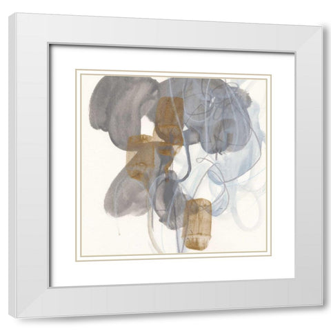 Inference IV White Modern Wood Framed Art Print with Double Matting by Vess, June Erica
