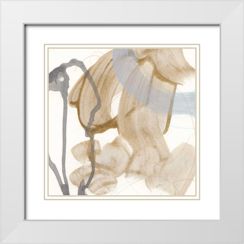 Inference V White Modern Wood Framed Art Print with Double Matting by Vess, June Erica