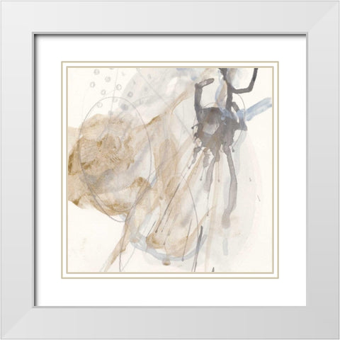 Inference VIII White Modern Wood Framed Art Print with Double Matting by Vess, June Erica