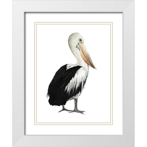 Sea Bird IV White Modern Wood Framed Art Print with Double Matting by Popp, Grace