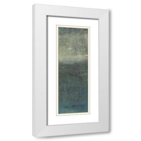 Reticulation I White Modern Wood Framed Art Print with Double Matting by Zarris, Chariklia