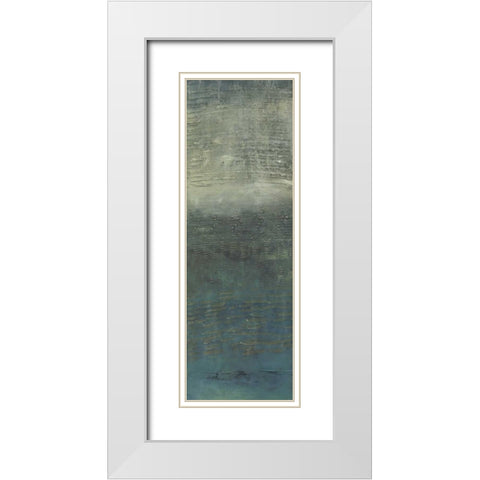 Reticulation I White Modern Wood Framed Art Print with Double Matting by Zarris, Chariklia