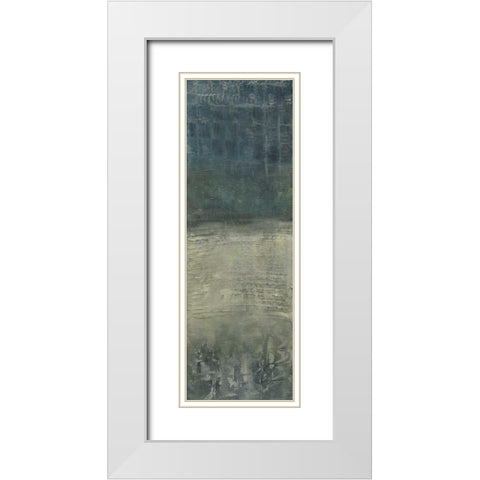 Reticulation IV White Modern Wood Framed Art Print with Double Matting by Zarris, Chariklia