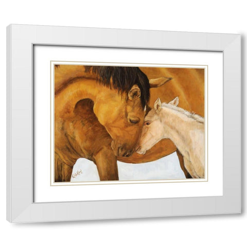 To Know Me is to Love Me I White Modern Wood Framed Art Print with Double Matting by Winkler, Kathy