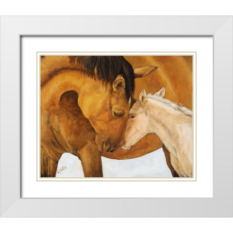 To Know Me is to Love Me I White Modern Wood Framed Art Print with Double Matting by Winkler, Kathy