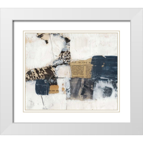 Art House I White Modern Wood Framed Art Print with Double Matting by Goldberger, Jennifer
