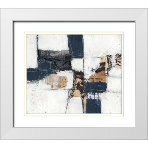 Art House II White Modern Wood Framed Art Print with Double Matting by Goldberger, Jennifer