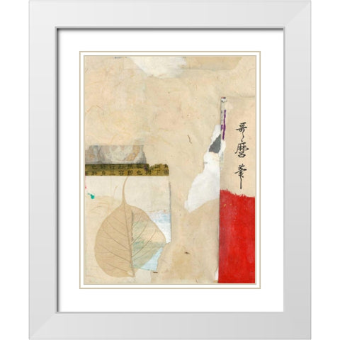 Natural Elements IV White Modern Wood Framed Art Print with Double Matting by Ray, Elena