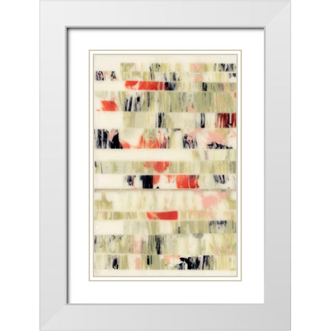 Poppy Obscura I White Modern Wood Framed Art Print with Double Matting by Goldberger, Jennifer